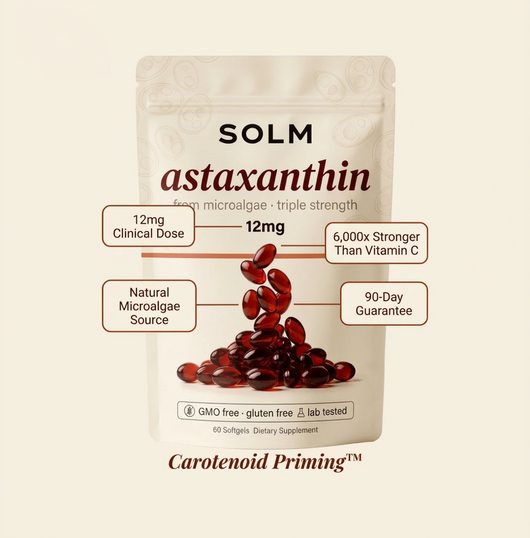 SOLM™ Astaxanthin Soft Gels - Nature's No.1 Antioxidant