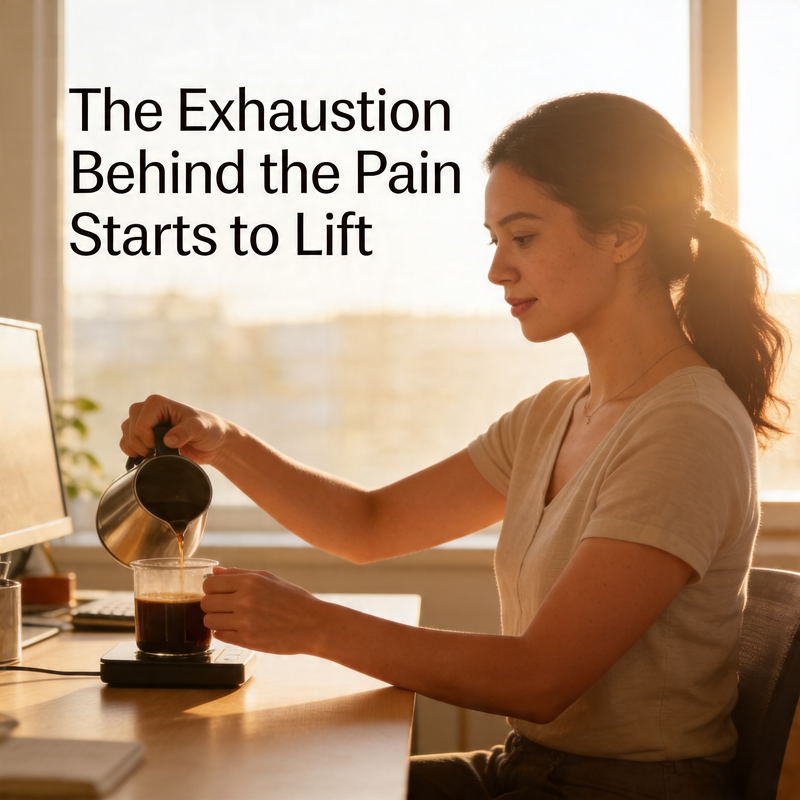 5. The Exhaustion Behind the Pain Starts to Lift